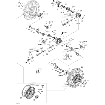 DRIVE SYSTEM, FRONT