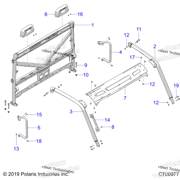 CHASSIS, CAB FRAME