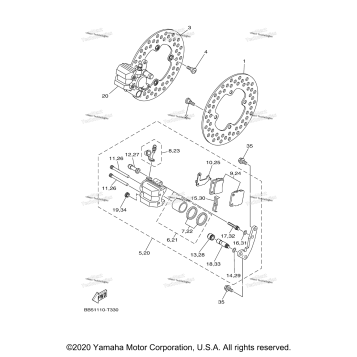 FRONT BRAKE CALIPER