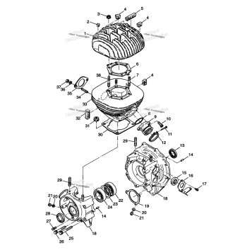 CRANKCASE & CYLINDER XPRESS 300