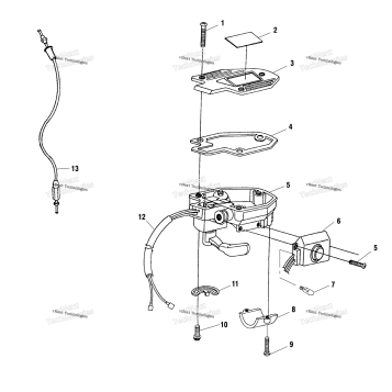 CONTROLS THROTTLE ASM./CABLE A00CH33AA