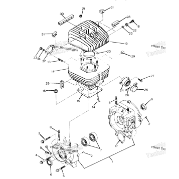 CRANKCASE & CYLINDER ASSEMBLY