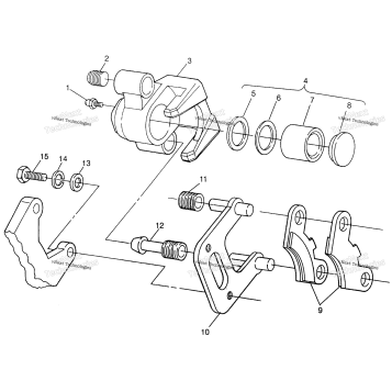 FRONT BRAKE MAGNUM 4X4 & SWEDISH MAGNUM 4X4 S968144