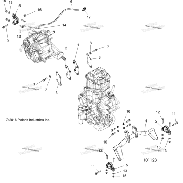 ENGINE, TRANSMISSION MOUNTING & LONG BLOCK