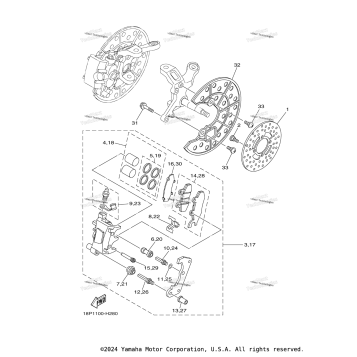 FRONT BRAKE CALIPER