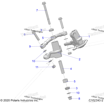 STEERING, IDLERS AND LINKS