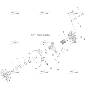 DRIVE TRAIN, PRIMARY CLUTCH