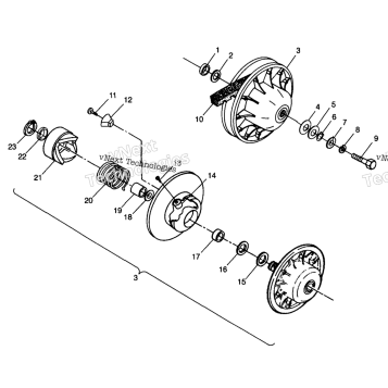 DRIVEN CLUTCH N98AC42D