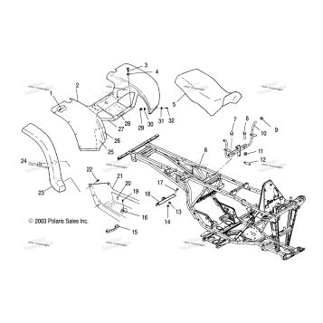 REAR CAB & SEAT