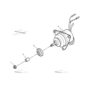 FAN MOTOR SPORTSMAN 4X4