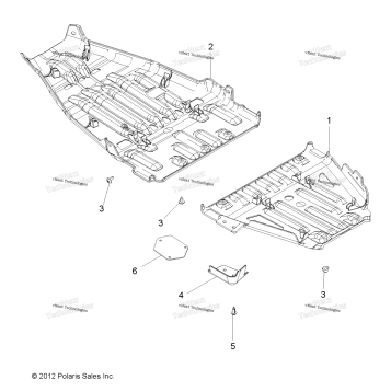 BODY, SKID PLATES