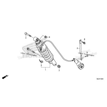 REAR SHOCK ABSORBER