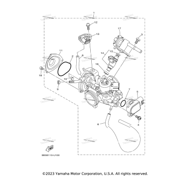 THROTTLE BODY ASSY 1