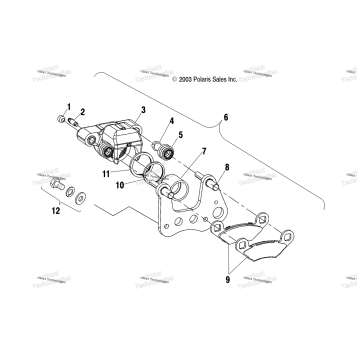 FRONT BRAKE CALIPER