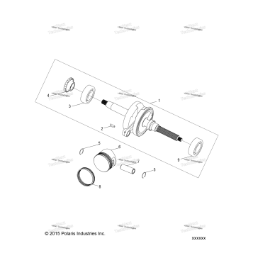 ENGINE, CRANKSHAFT & PISTON