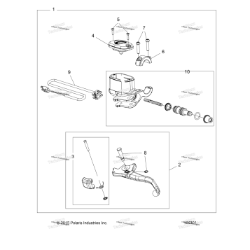 BRAKES, FRONT BRAKE LEVER & MASTER CYLINDER