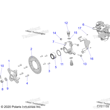 SUSPENSION, FRONT HUB
