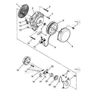 RECOIL STARTER 6X6 350L
