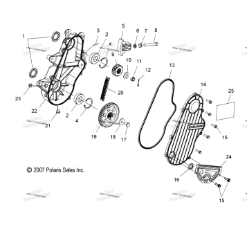 DRIVE TRAIN, CHAINCASE