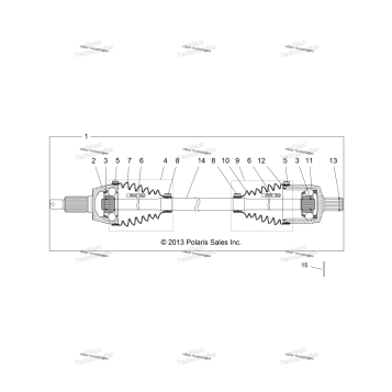 DRIVE TRAIN, FRONT DRIVE SHAFT