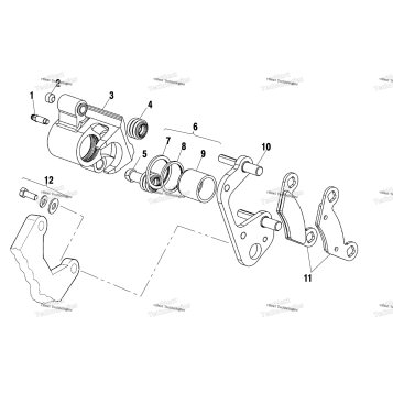 FRONT BRAKE A02BG50AA/AC