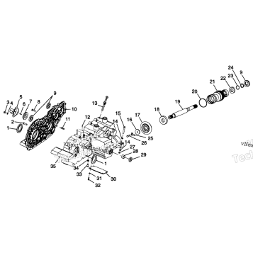 GEARCASE S98CH50E(B) (4950135013D006)