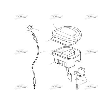 CONTROLS THROTTLE ASM./CABLE