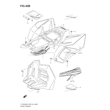 REAR FENDER (MODEL K9)