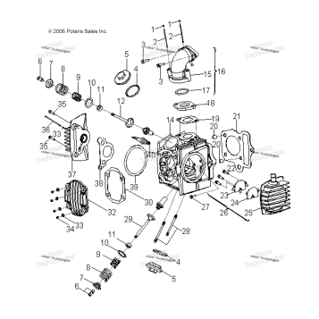 ENGINE, CYLINDER HEAD