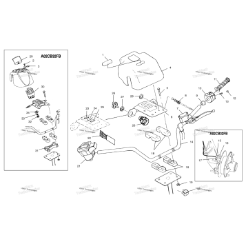 HANDLEBAR A02CD32AA/AB/AC/FB