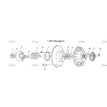 DRIVEN CLUTCH /BE