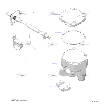 STEERING, CONTROLS, THROTTLE ASM. & CABLE
