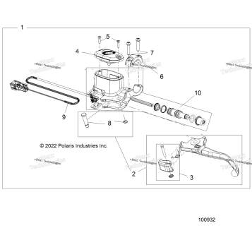 BRAKES, FRONT BRAKE LEVER & MASTER CYLINDER