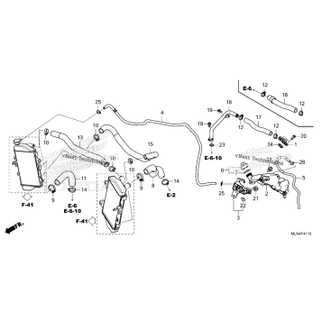 RADIATOR HOSE@WATER PIPE
