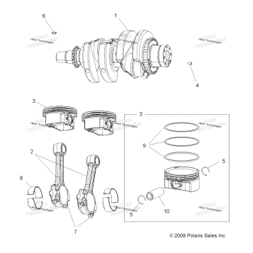 ENGINE, CRANKSHAFT & PISTON