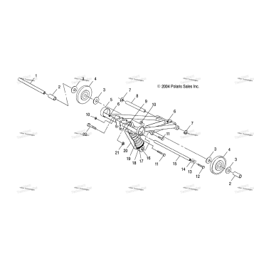 FRONT TORQUE ARM /BE