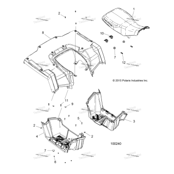 BODY, REAR CAB, SEAT & FOOTWELLS