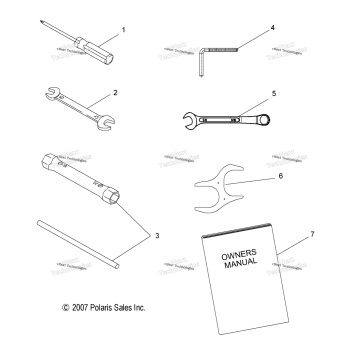 TOOLS, TOOL KIT & OWNERS MANUAL