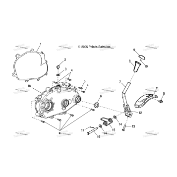 TRANSMISSION LEVER /CB/CC/CD