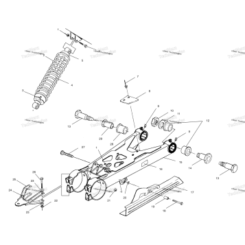 SWING ARM/SHOCK MOUNTING A01AA32AA