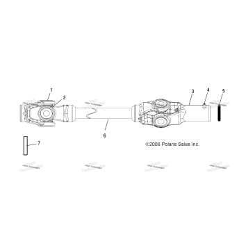 DRIVE TRAIN, PROP SHAFT