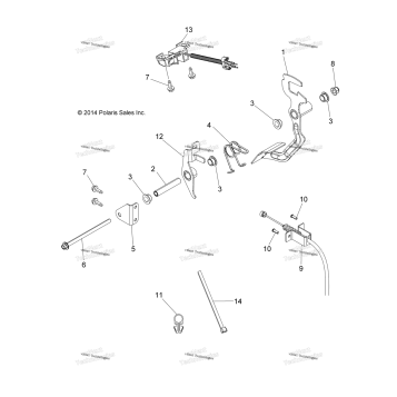 ENGINE, THROTTLE PEDAL