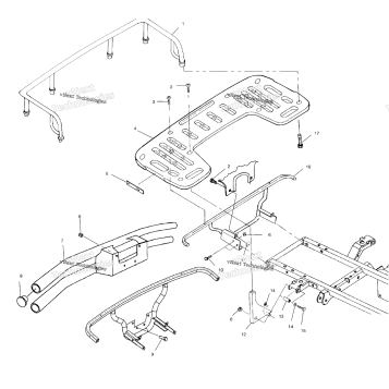 REAR RACK MOUNTING A02CD50AA/AB/FB