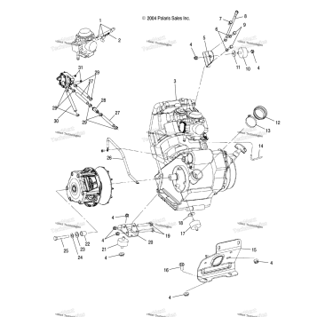 ENGINE MOUNTING /AB/AC