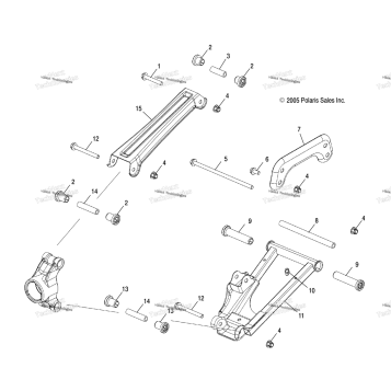 SUSPENSION, REAR /LD27AA/AB/AC/AD