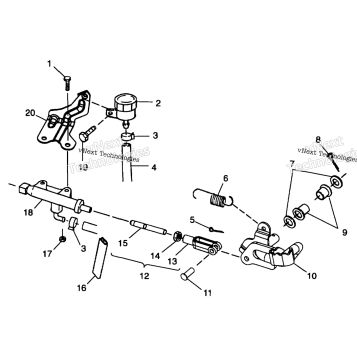 REAR BRAKE MASTER CYLINDER