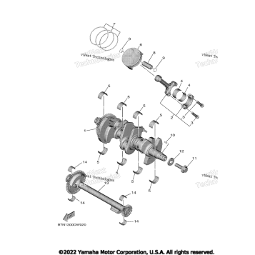 CRANKSHAFT & PISTON