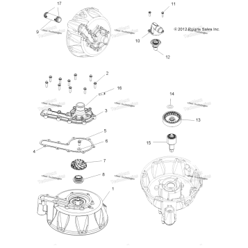 ENGINE, COOLING SYSTEM & WATER PUMP