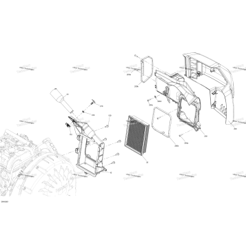 ENGINE - RH AIR INTAKE