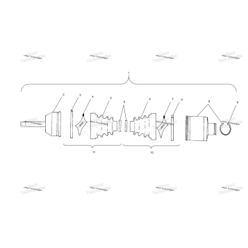 REAR DRIVE SHAFT